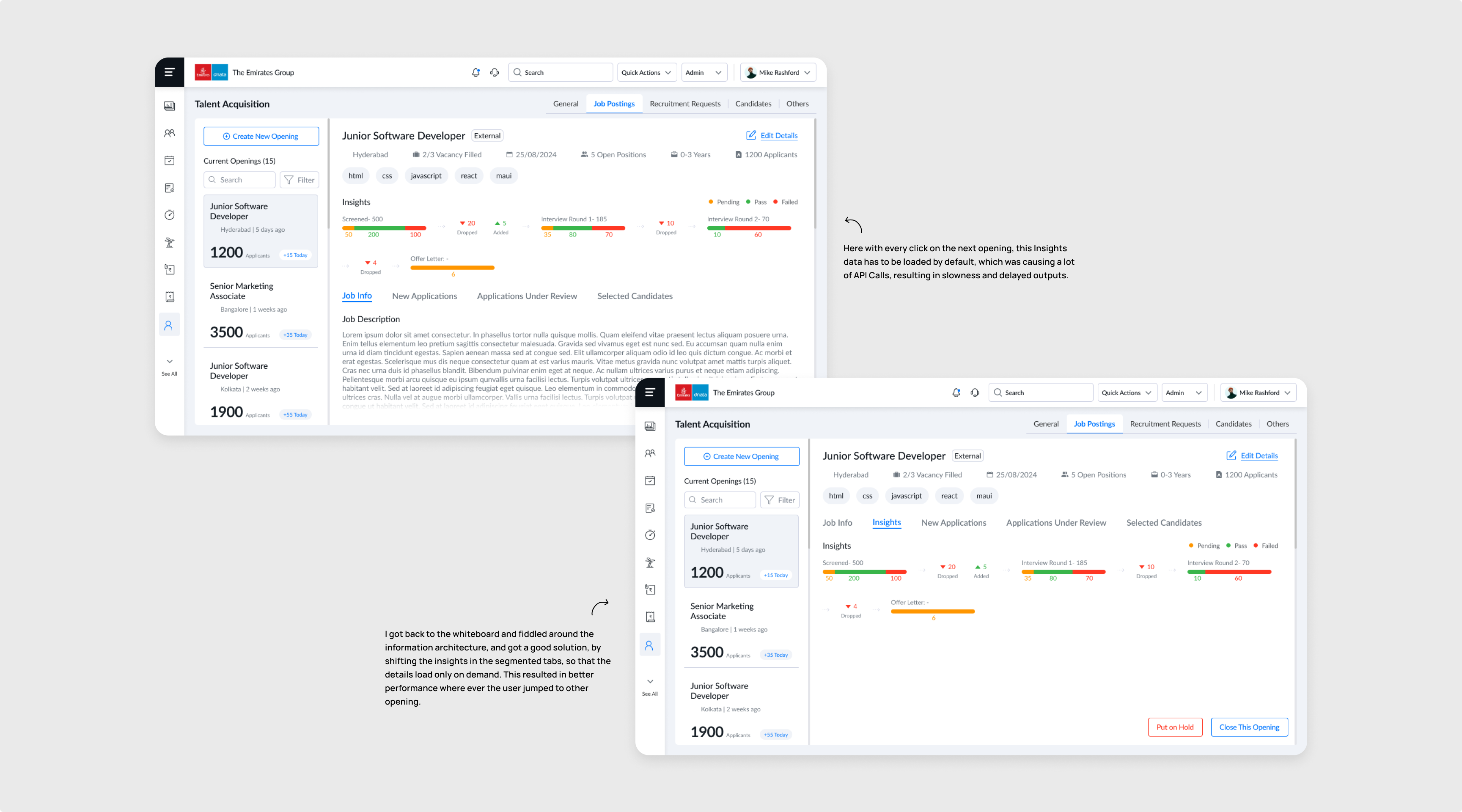 Information Architecture Improvements